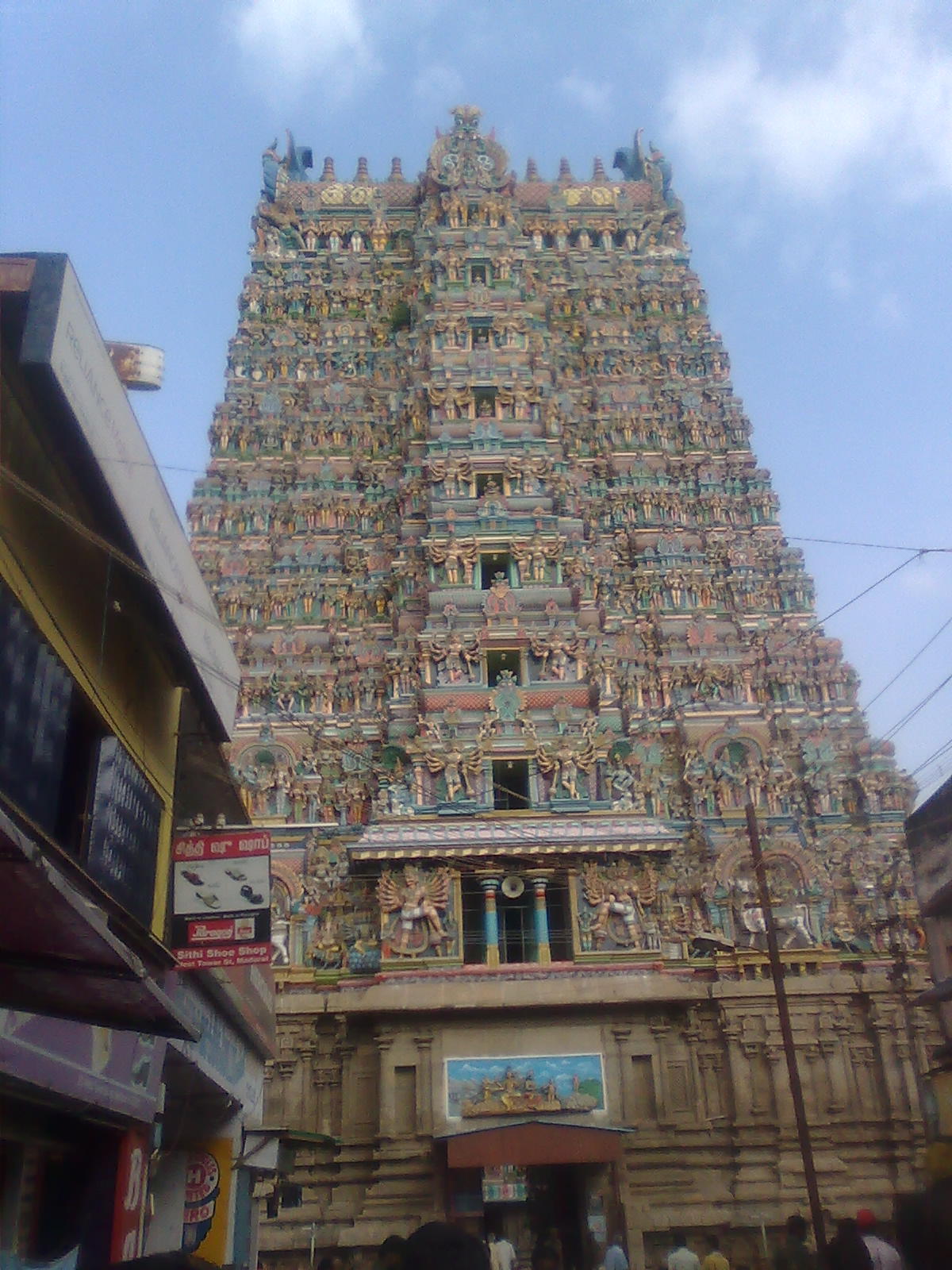 Gopurams of the Meenakshi Amman Temple, Madurai